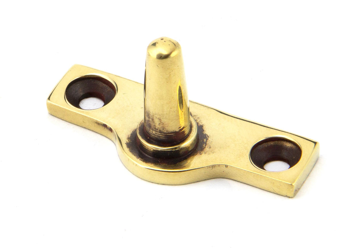 From The Anvil - Aged Brass Offset Stay Pin | Sku. 92037 | Trade Door Handles.
