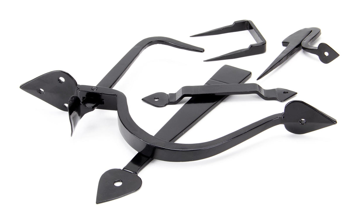 From The Anvil - Black Tuscan Thumblatch | Sku. 92046 | Trade Door Handles.