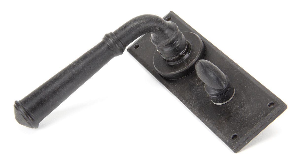 From The Anvil - External Beeswax Regency Lever Bathroom Set | Sku. 92053 | Trade Door Handles.