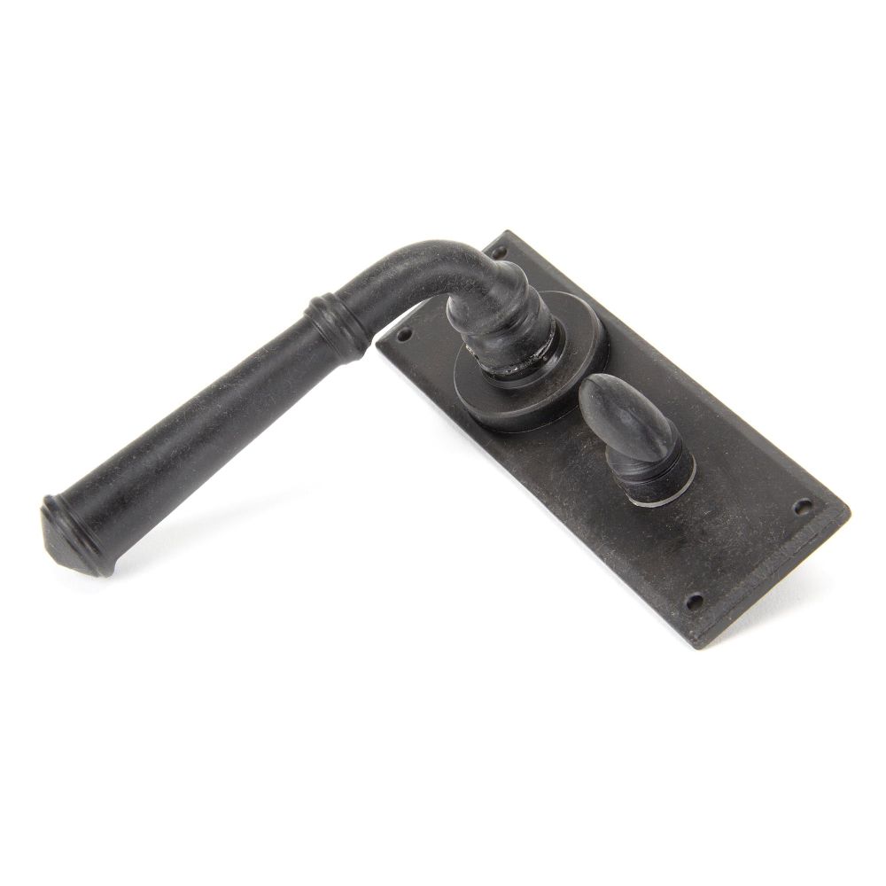 From The Anvil - External Beeswax Regency Lever Bathroom Set | Sku. 92053 | Trade Door Handles.