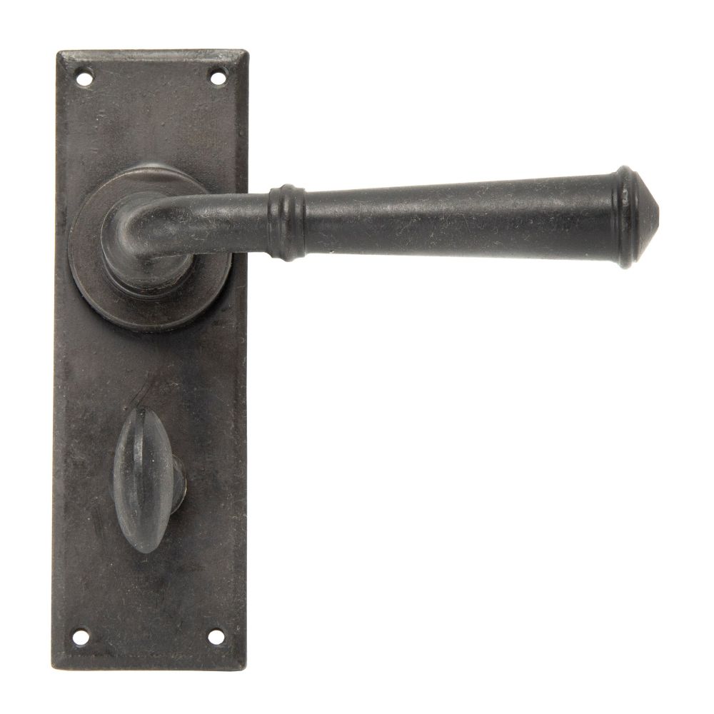 From The Anvil - External Beeswax Regency Lever Bathroom Set | Sku. 92053 | Trade Door Handles.