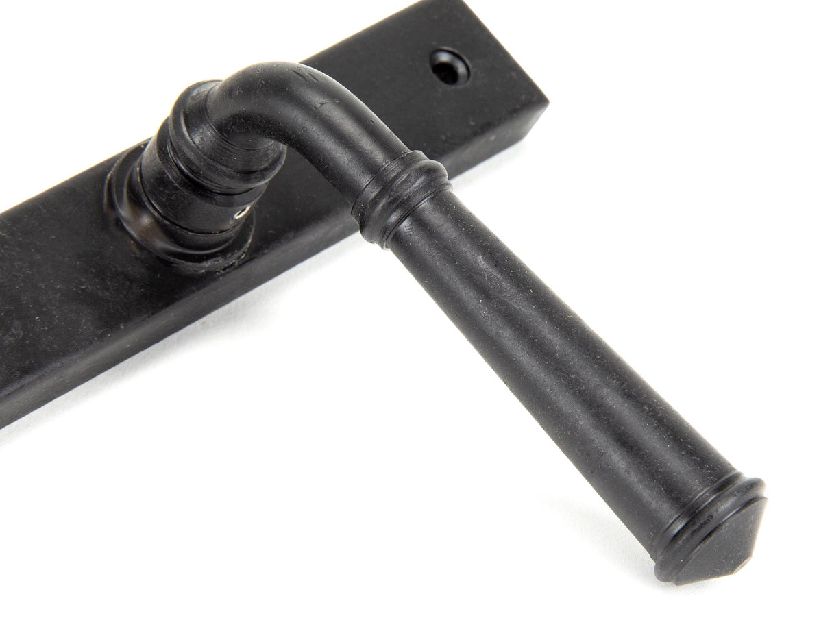 From The Anvil - External Beeswax Regency Slimline Lever Espag. Lock Set | Sku. 92055 | Trade Door Handles.