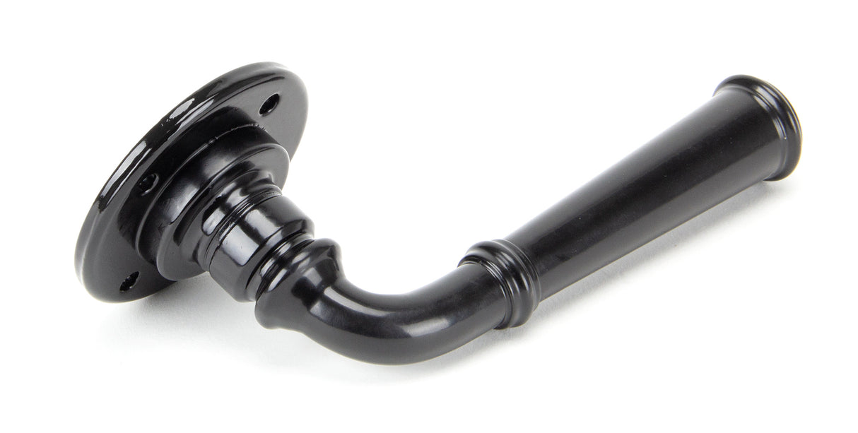 From The Anvil - Black Regency Lever on Rose Set | Sku. 92056 | Trade Door Handles.