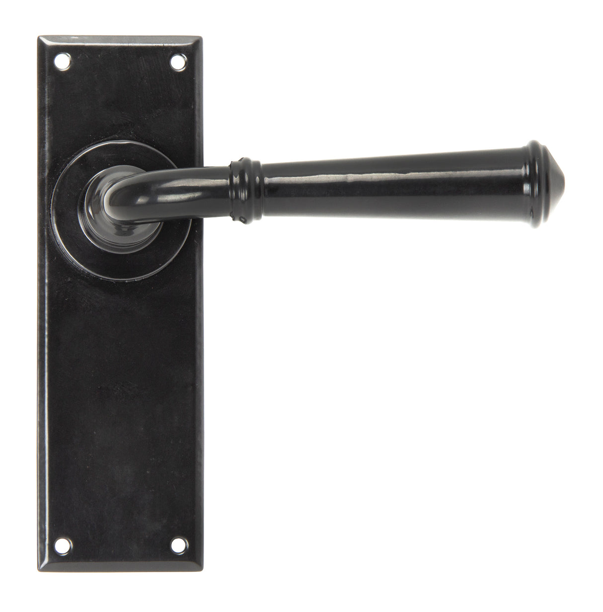 From The Anvil - Black Regency Lever Latch Set | Sku. 92058 | Trade Door Handles.
