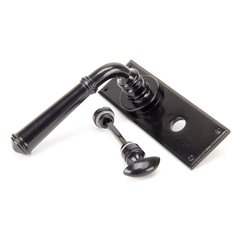 From The Anvil - Black Regency Lever Bathroom Set | Sku. 92059 | Trade Door Handles.