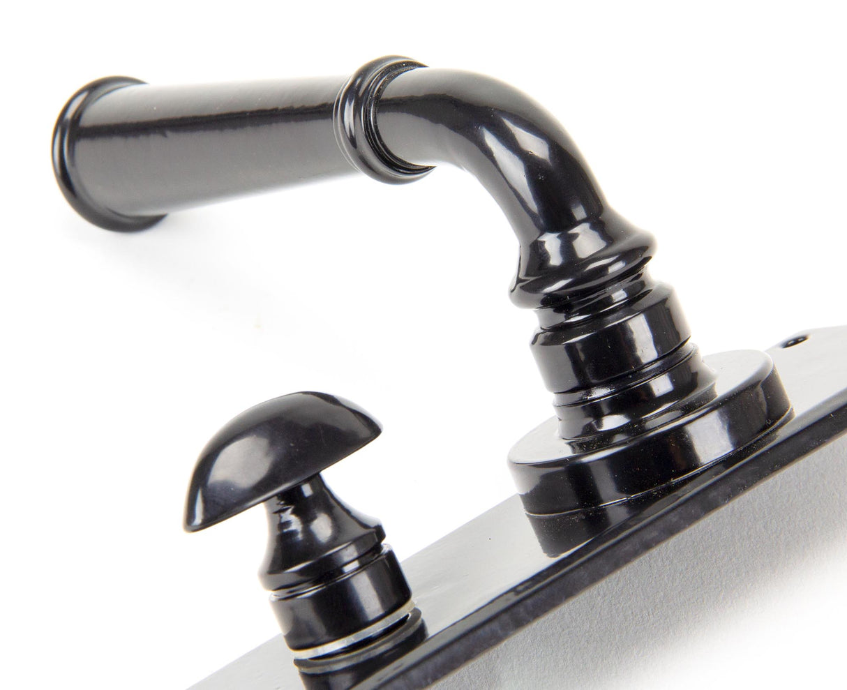 From The Anvil - Black Regency Lever Bathroom Set | Sku. 92059 | Trade Door Handles.