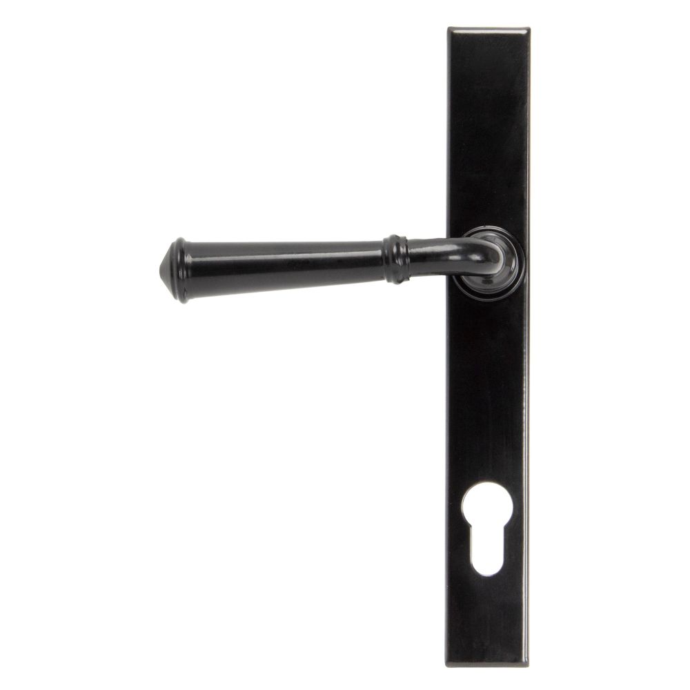 From The Anvil - Black Regency Slimline Lever Espag. Lock Set | Sku. 92061 | Trade Door Handles.