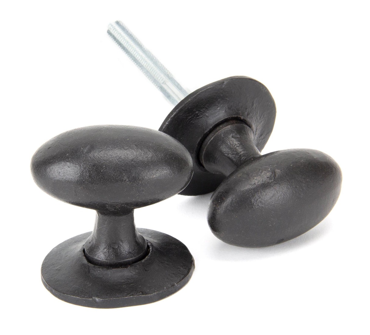 From The Anvil - External Beeswax Oval Mortice/Rim Knob Set | Sku. 92065 | Trade Door Handles.
