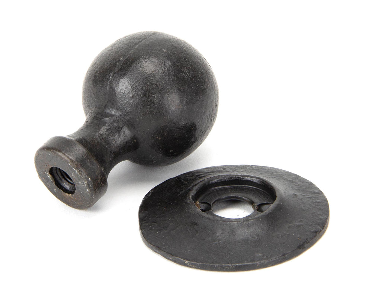 From The Anvil - External Beeswax Round Mortice/Rim Knob Set | Sku. 92066 | Trade Door Handles.