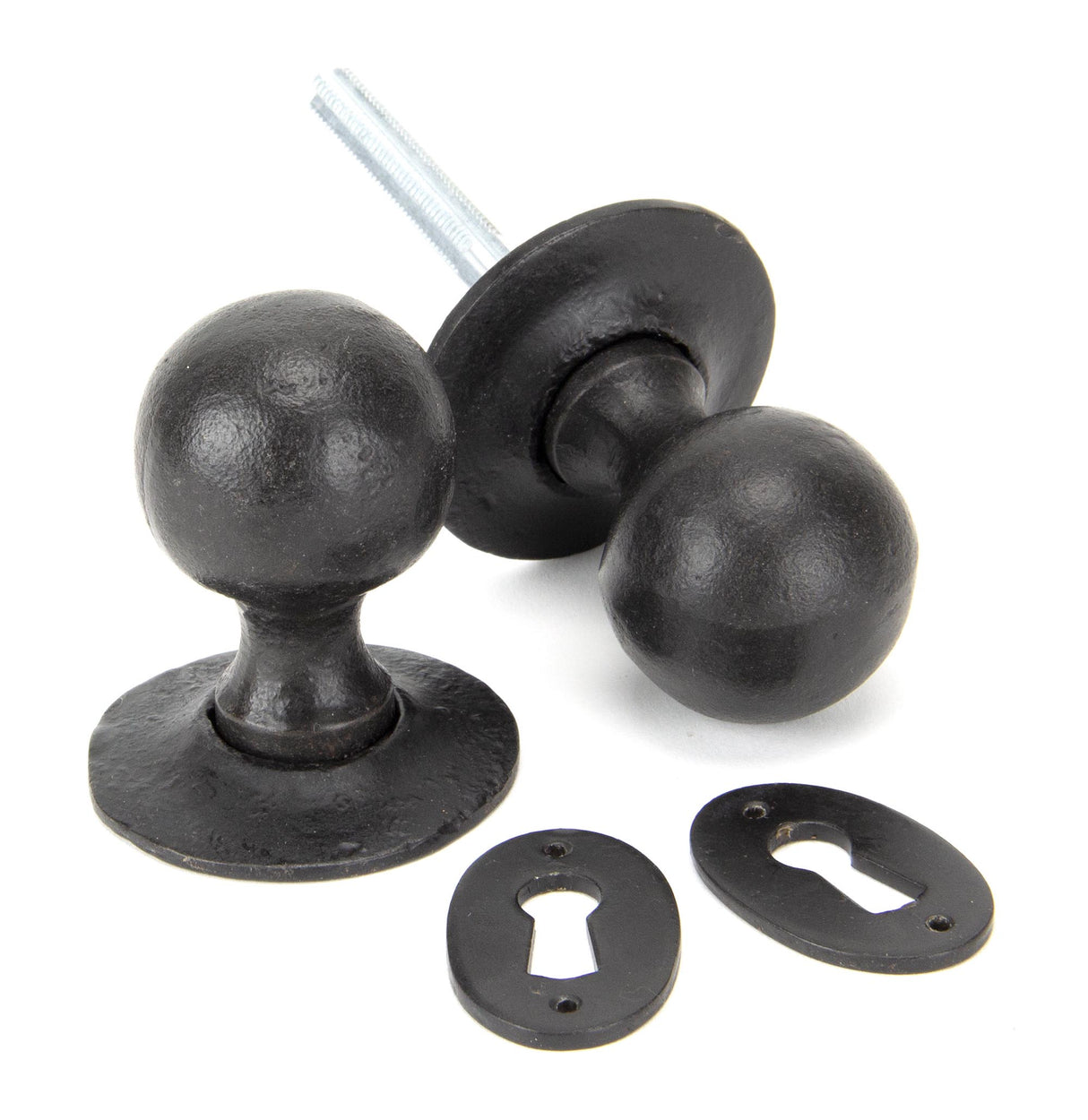 From The Anvil - External Beeswax Round Mortice/Rim Knob Set | Sku. 92066 | Trade Door Handles.