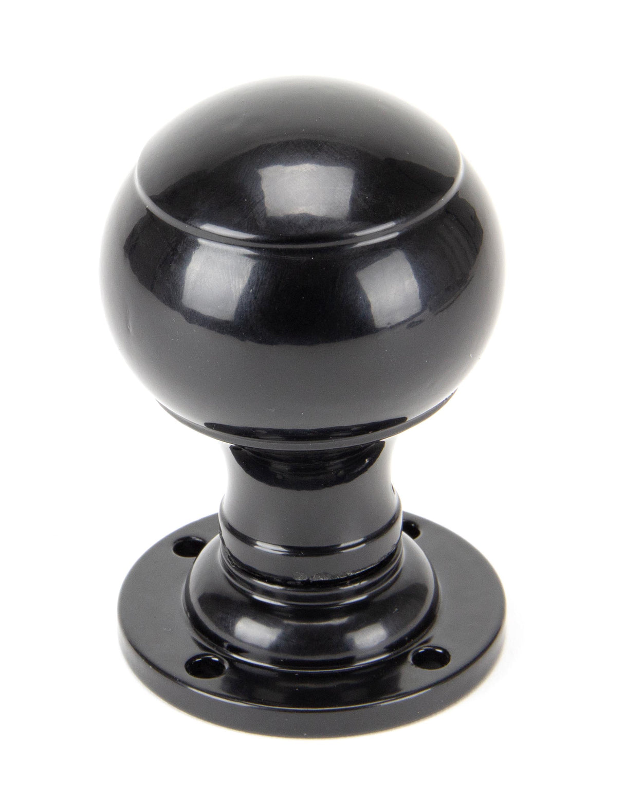 From The Anvil - Black Regency Mortice/Rim Knob Set | Sku. 92068 | Trade Door Handles.