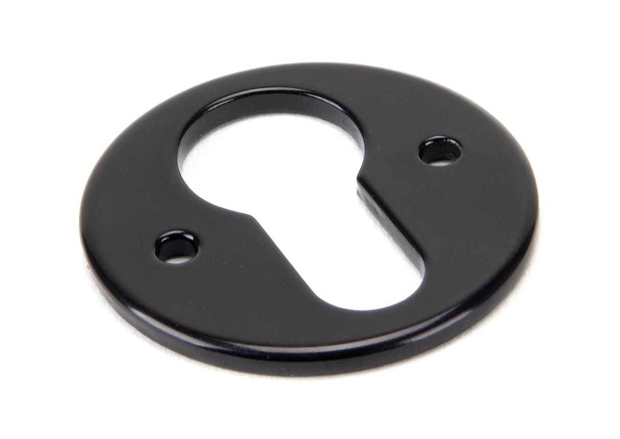 From The Anvil - Black Regency Euro Escutcheon | Sku. 92074 | Trade Door Handles.