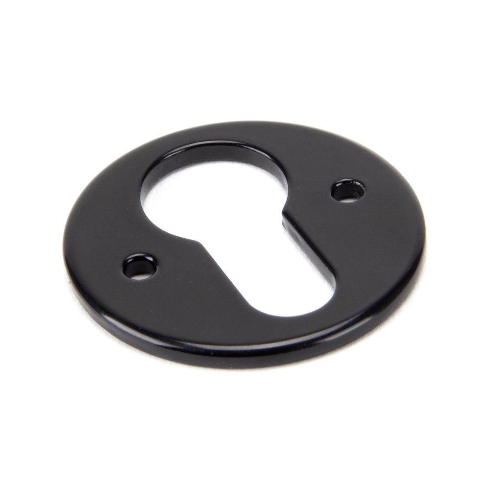 From The Anvil - Black Regency Euro Escutcheon | Sku. 92074 | Trade Door Handles.