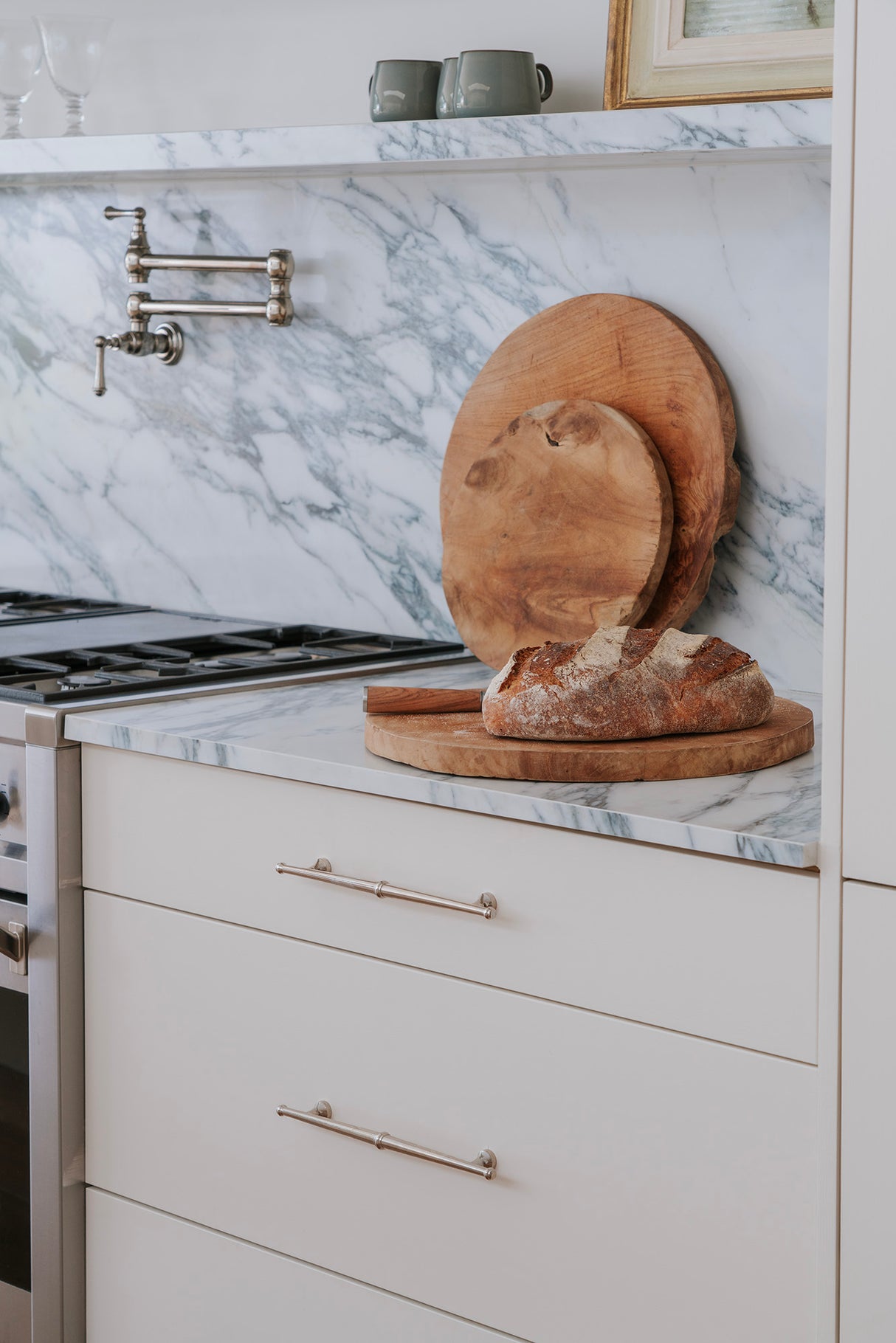 From The Anvil - Polished Nickel Regency Pull Handle - Large | Sku. 92095 | Trade Door Handles.