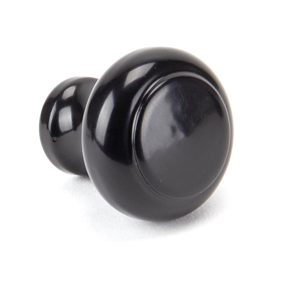From The Anvil - Black Regency Cabinet Knob - Small | Sku. 92099 | Trade Door Handles.