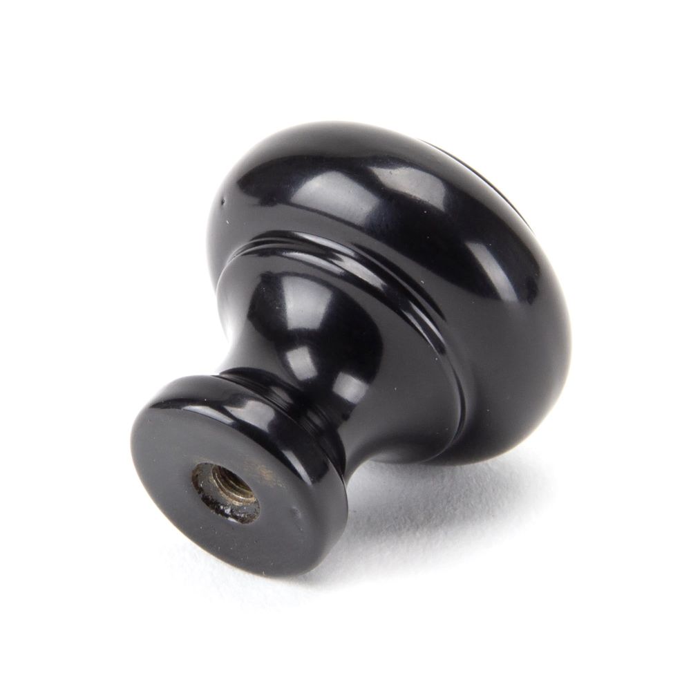 From The Anvil - Black Regency Cabinet Knob - Small | Sku. 92099 | Trade Door Handles.