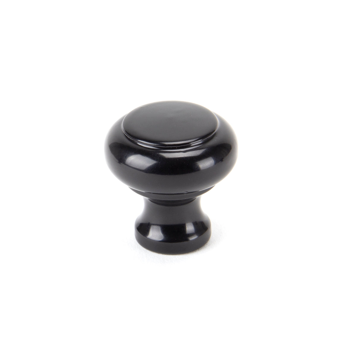 From The Anvil - Black Regency Cabinet Knob - Small | Sku. 92099 | Trade Door Handles.