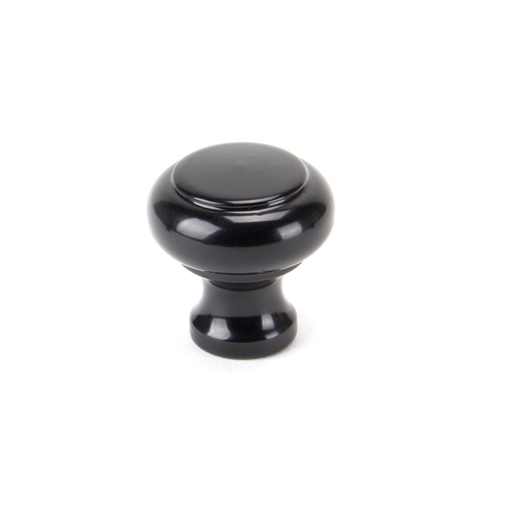 From The Anvil - Black Regency Cabinet Knob - Small | Sku. 92099 | Trade Door Handles.