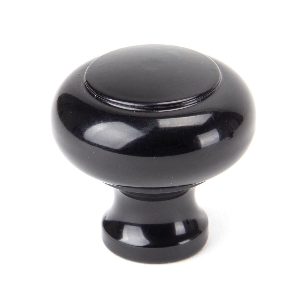 From The Anvil - Black Regency Cabinet Knob - Large | Sku. 92101 | Trade Door Handles.