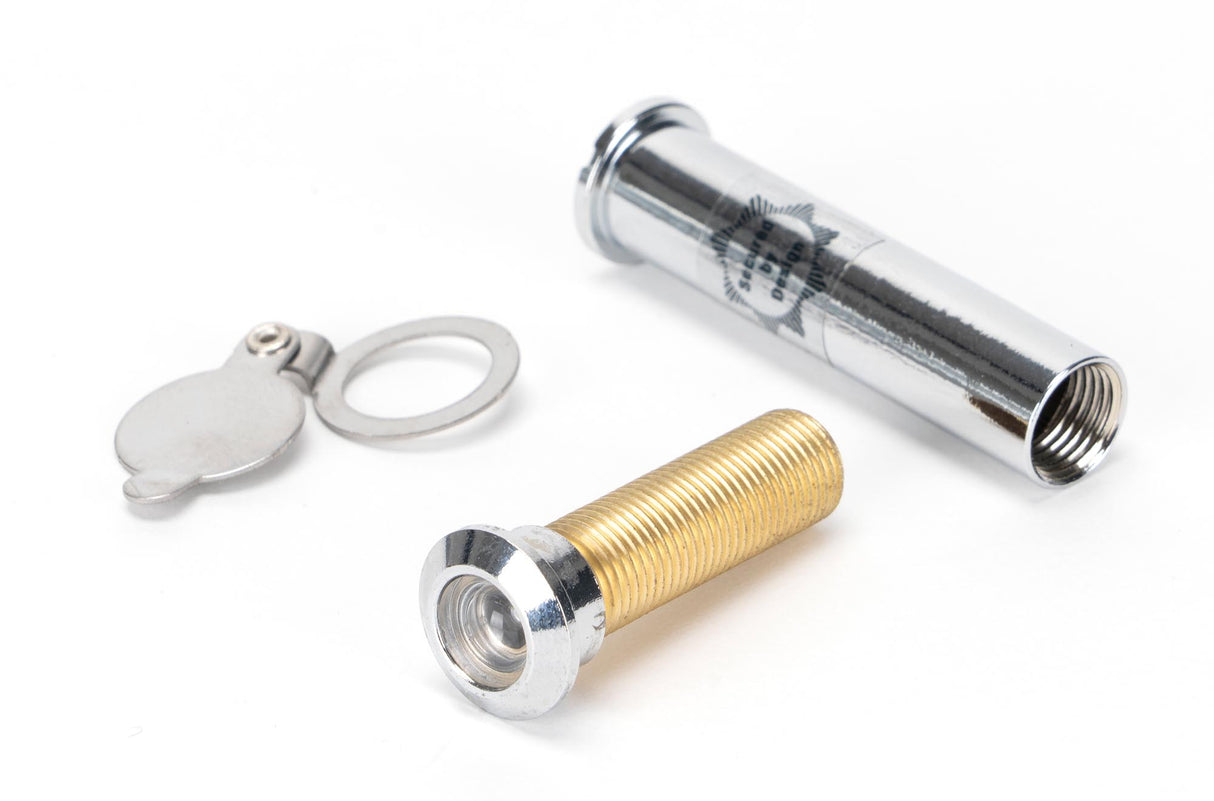 From The Anvil - Polished Chrome Door Viewer 180 Degree (55-75mm Door) | Sku. 92151 | Trade Door Handles.