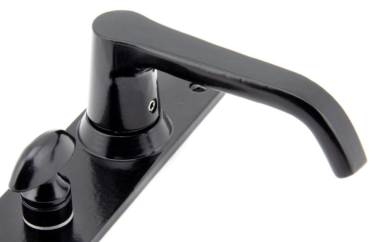 From The Anvil - Black Deluxe Lever Bathroom Set | Sku. 92161 | Trade Door Handles.