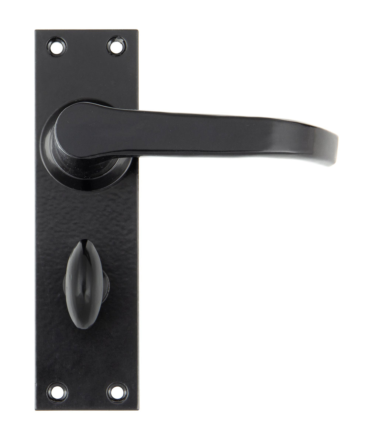 From The Anvil - Black Deluxe Lever Bathroom Set | Sku. 92161 | Trade Door Handles.