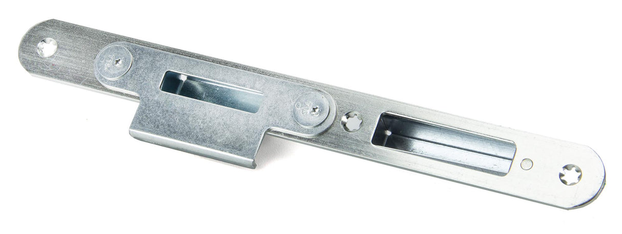 From The Anvil - BZP Winkhaus Centre Latch Keep RH 44mm Door | Sku. 92163 | Trade Door Handles.
