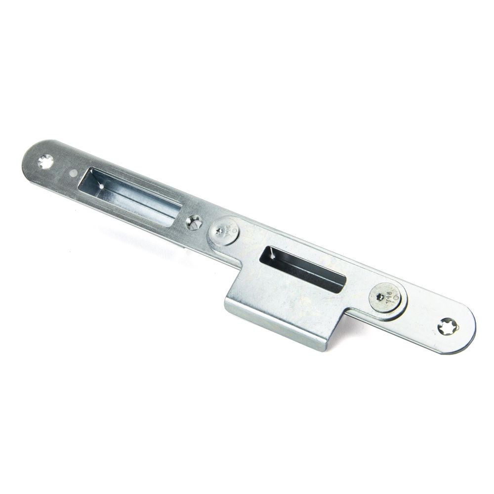 From The Anvil - BZP Winkhaus Centre Latch Keep LH 56mm Door | Sku. 92165 | Trade Door Handles.
