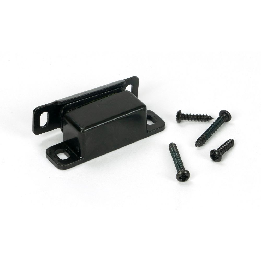 From The Anvil - Black Magnetic Catch 6kg Pull | Sku. 93221 | Trade Door Handles.