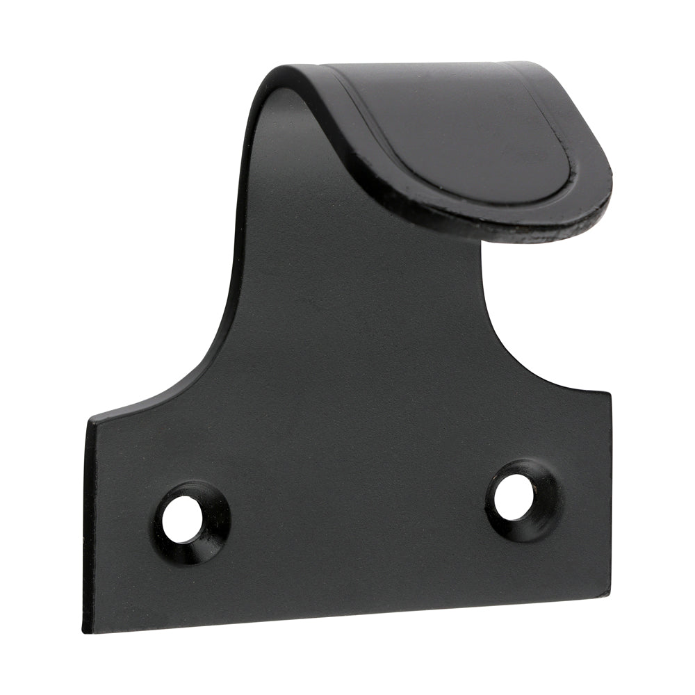 This is an image of Timco - Traditional Pattern Sash Lift - Matt Black 52mm (1 Each Bag) 949226