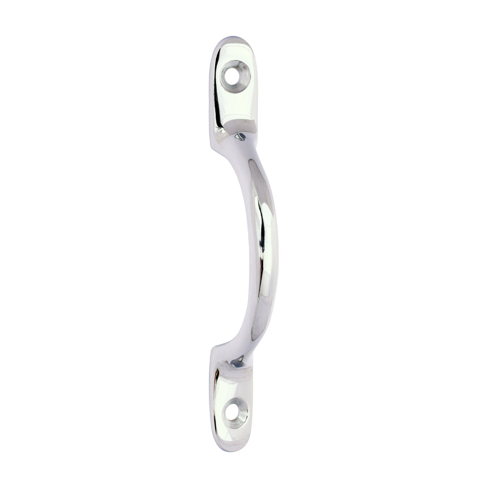 This is an image of Timco - Traditional Pattern Sash Pull Handle - Polished Chrome 100mm (1 Each Bag) 949569