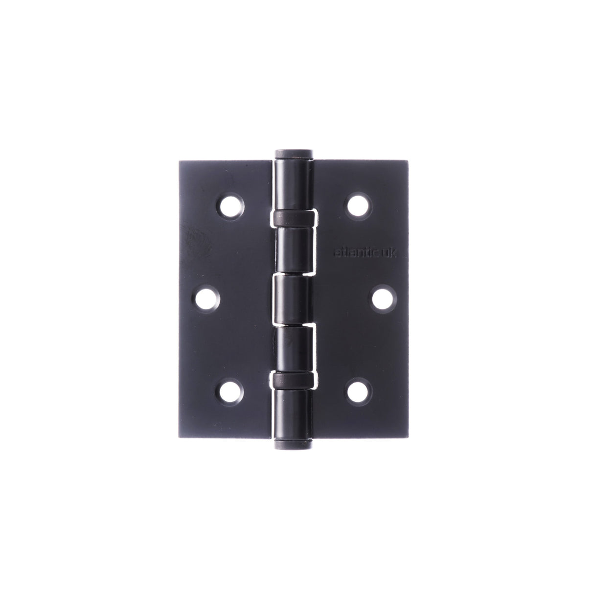 Quality image of Atlantic Ball Bearing Hinges 3" x 2.5" x 2.5mm - Matt Black | Sku. a2hb32525mb | available from Trade Door Handles.