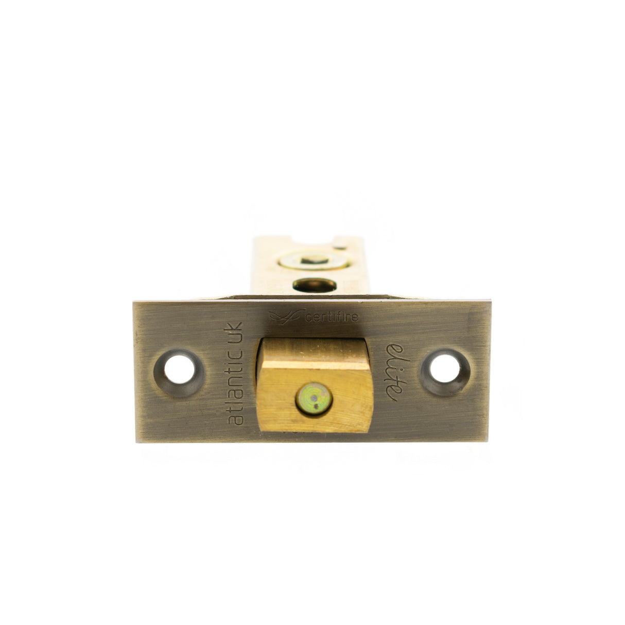 Quality image of Atlantic Fire-Rated CE Marked Bolt Through Tubular Deadbolt 2.5" - Matt Antique Brass | Sku. adbce25mab | available from Trade Door Handles.