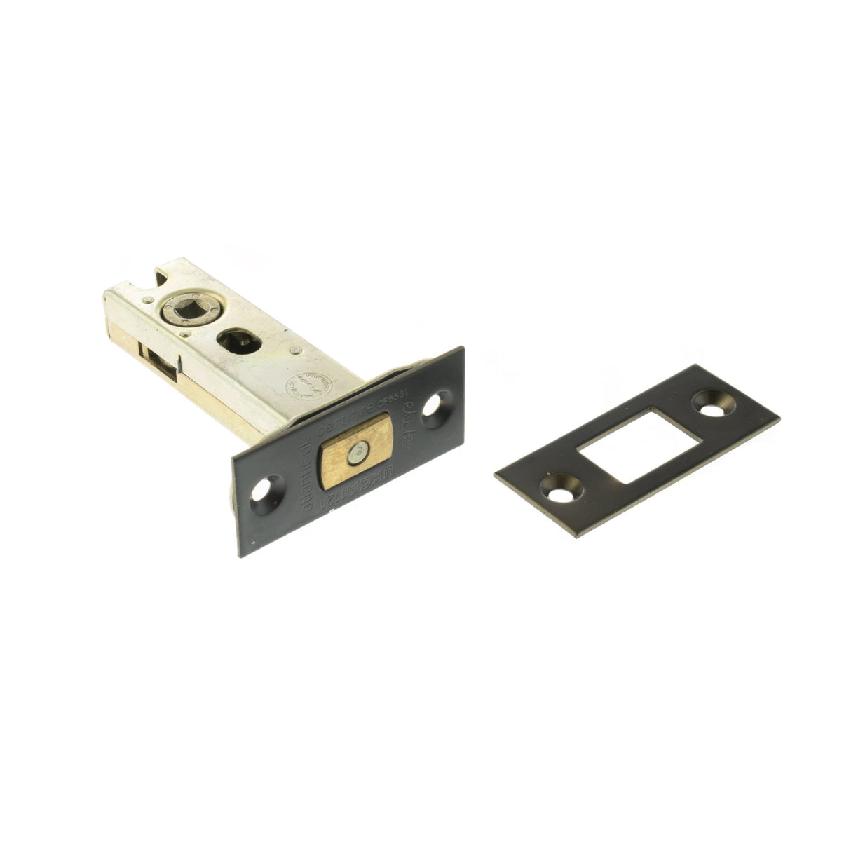 Quality image of Atlantic Fire-Rated CE Marked Bolt Through Heavy Duty Tubular Deadbolt 3" - Urban Dark Bronze | Sku. adbce3udb | available from Trade Door Handles.