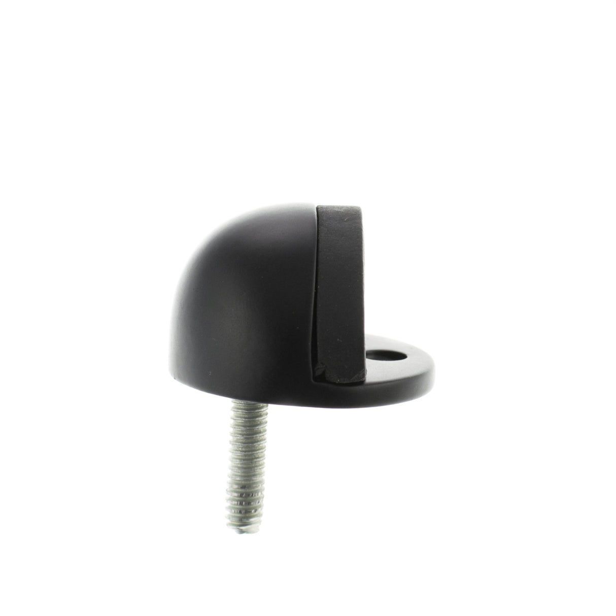 Quality image of Atlantic Half-Moon Premium Floor Mounted Door Stop - Matt Black | Sku. adshmpmb | available from Trade Door Handles.
