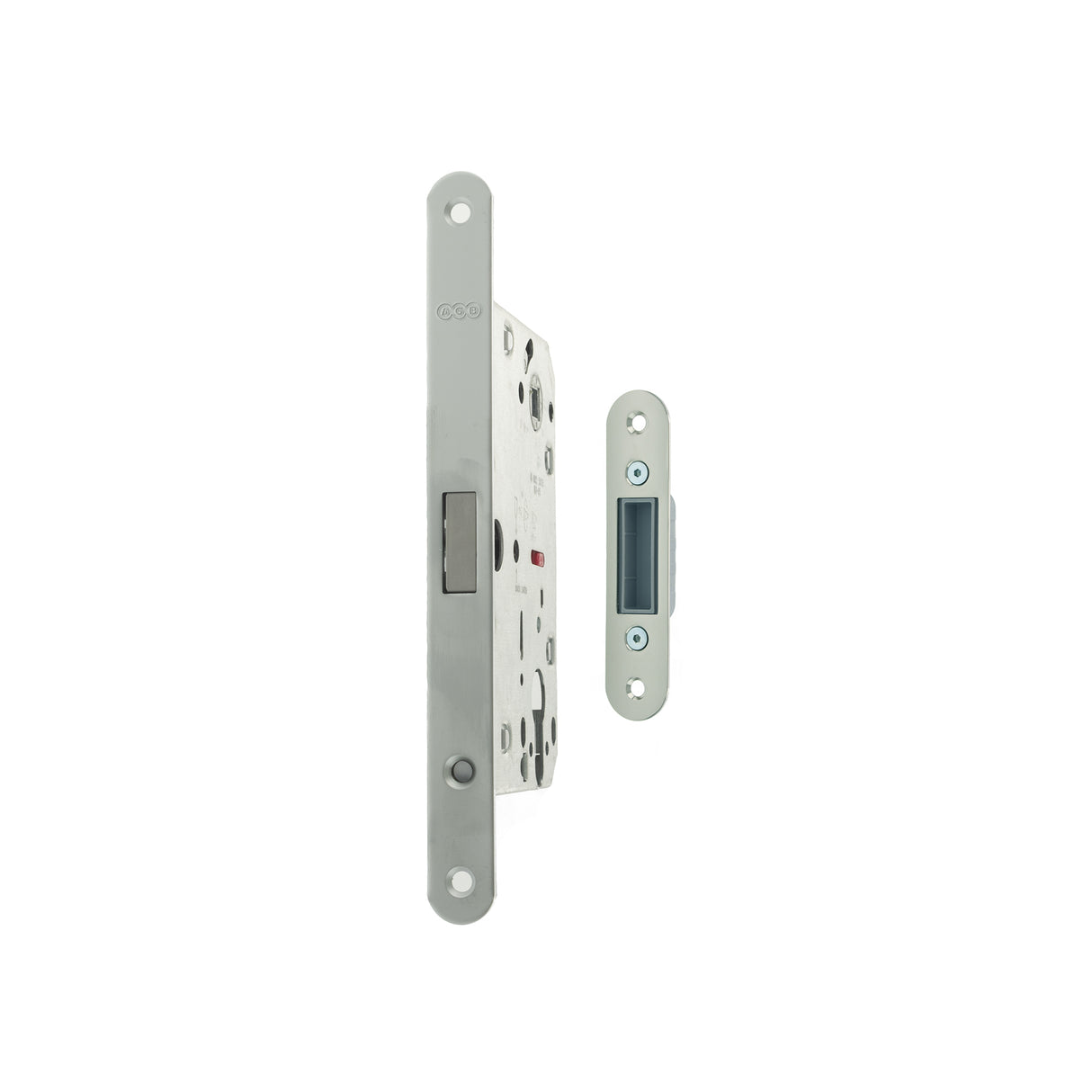 Quality image of AGB Polaris 2XT Magnetic Euro Profile Sashlock 50mm backset - Satin Chrome | Sku. agb2xte50sc | available from Trade Door Handles.