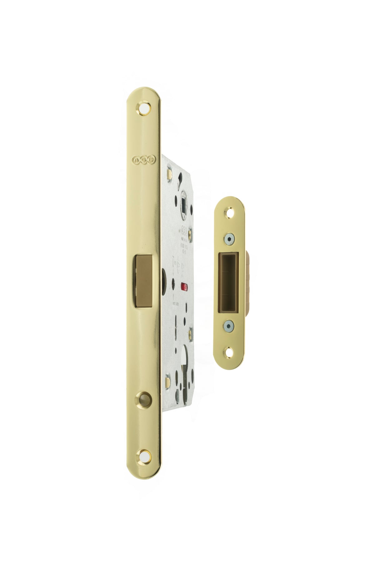 Quality image of AGB Polaris 2XT Magnetic Euro Profile Sashlock 60mm backset - Polished Brass | Sku. agb2xtepb | available from Trade Door Handles.