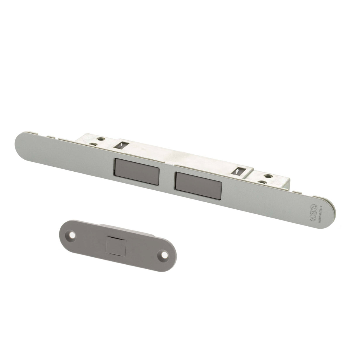 Quality image of AGB Touch Adjustable Magnetic Door Catch - Satin Chrome | Sku. agbtsc | available from Trade Door Handles.