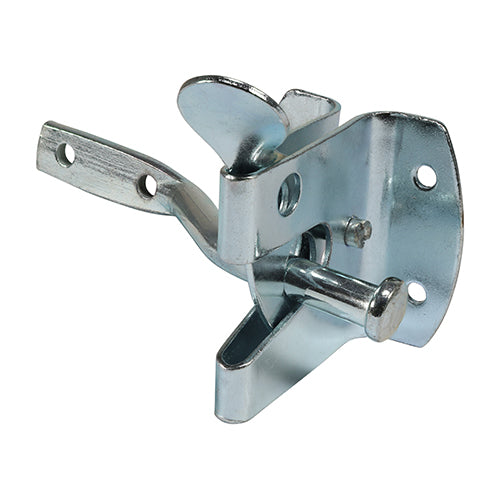 This is an image of Timco - Automatic Gate Latch - Zinc 2" (1 Each Plain Bag) AGLMZB