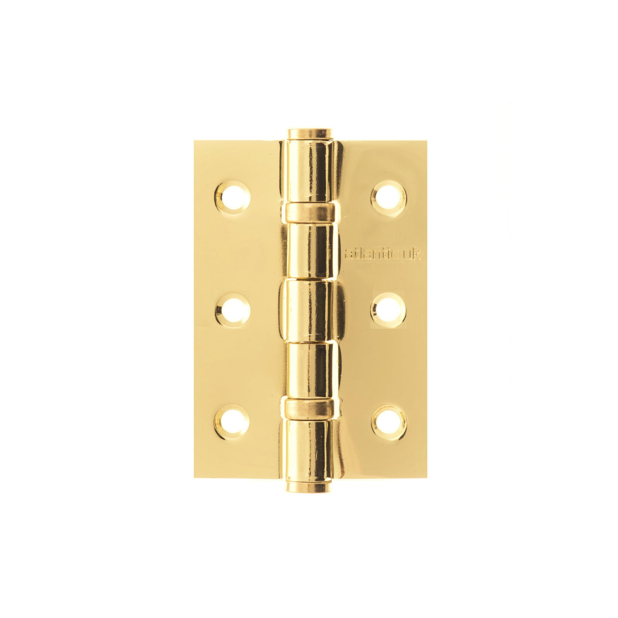 Quality image of Atlantic Ball Bearing Hinges 3" x 2" x 2mm - Polished Brass | Sku. ah322eb | available from Trade Door Handles.