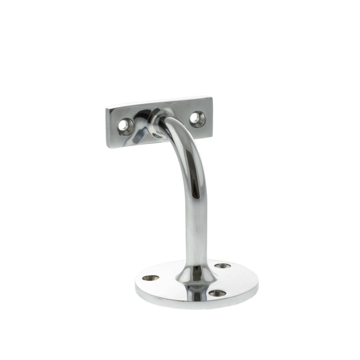Quality image of Atlantic Heavy-duty Handrail Bracket 80mm Projection - Polished Chrome | Sku. ahb80pc | available from Trade Door Handles.