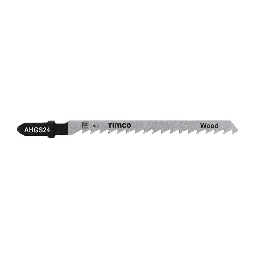 This is an image of Timco - Jigsaw Blades - Wood Cutting - HCS Blades - T244D T244D (5 Pieces Pack) AHGS24