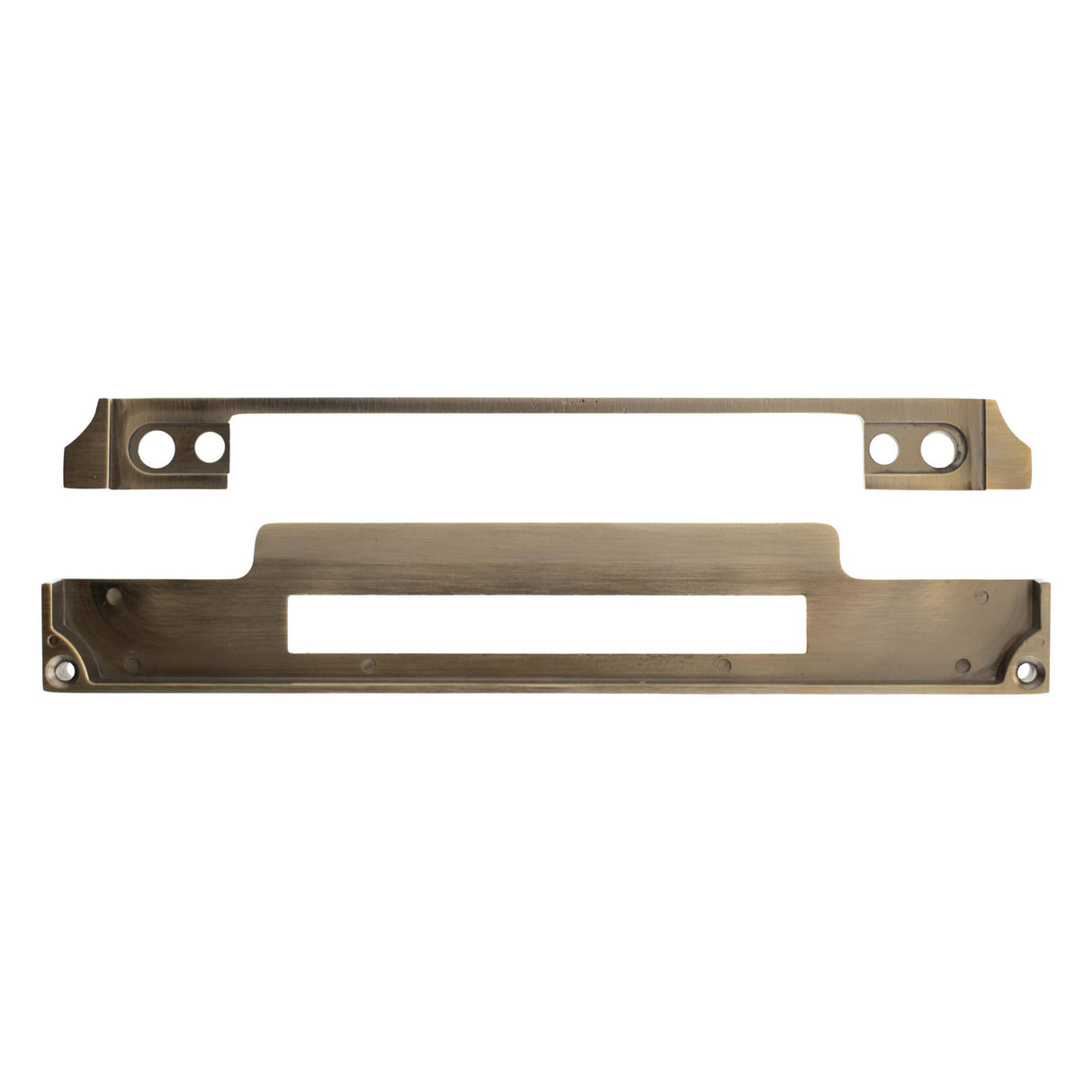 Quality image of Atlantic DIN Rebate Kit for Euro Profile, Bathroom Lock, Latch, Euro Deadlock - Antique Brass | Sku. alkdinrebab | available from Trade Door Handles.
