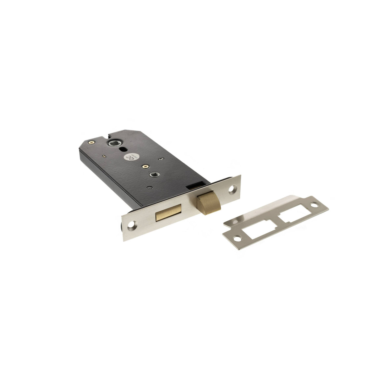 Quality image of Atlantic Horizontal Bathroom Sashlock 6" - Satin Nickel | Sku. alkhzbsn | available from Trade Door Handles.