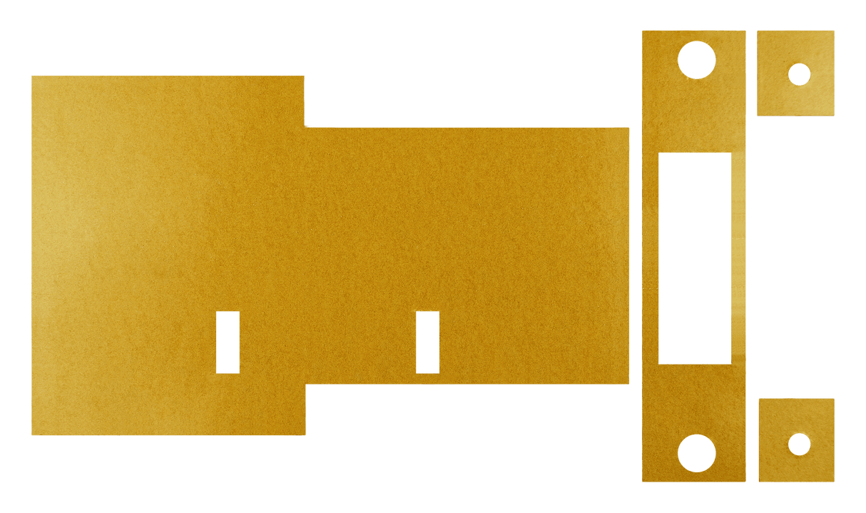 Quality image of Atlantic Deadlock - 3LK Intumescent Lock Kit FD60 2mm | Sku. alkintdead3lkfd60 | available from Trade Door Handles.