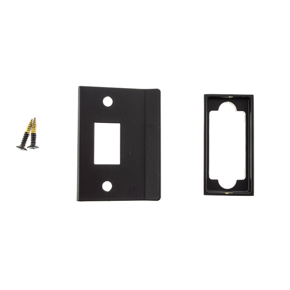 Quality image of Atlantic Rebate Kit to suit Tubular Latch - Matt Black | Sku. alrebmb | available from Trade Door Handles.