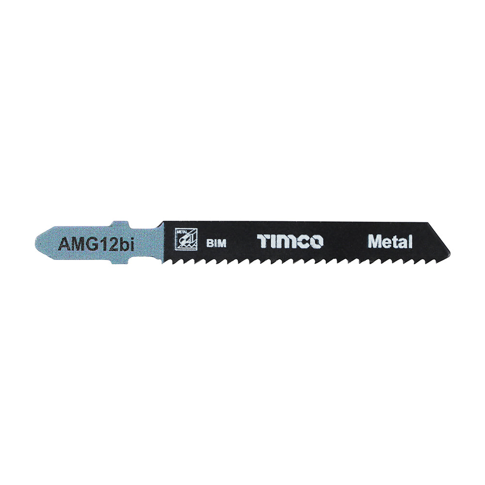 This is an image of Timco - Jigsaw Blades - Metal Cutting - Bi-Metal Blades - T118BF T118BF (5 Pieces Pack) AMG12BI