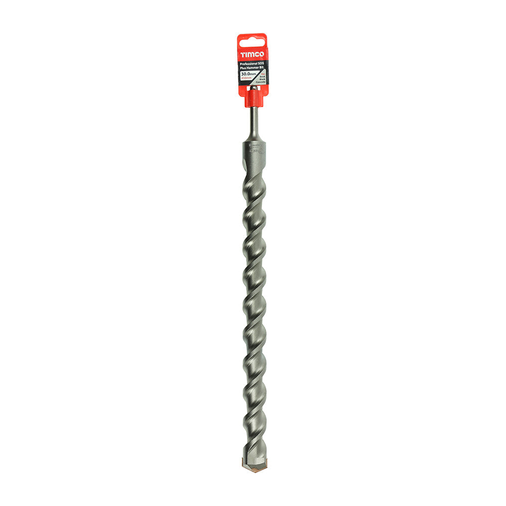 This is an image of Timco - Professional SDS Plus Hammer Bit 30.0 x 450 (1 Each Clip) AP30450