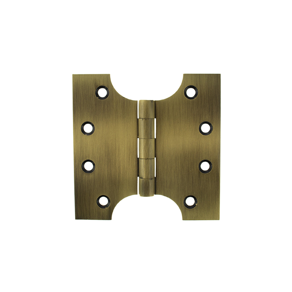 Quality image of Atlantic (Solid Brass) Parliament Hinges 4" x 2" x 4mm - Antique Brass | Sku. aph424ab | available from Trade Door Handles.