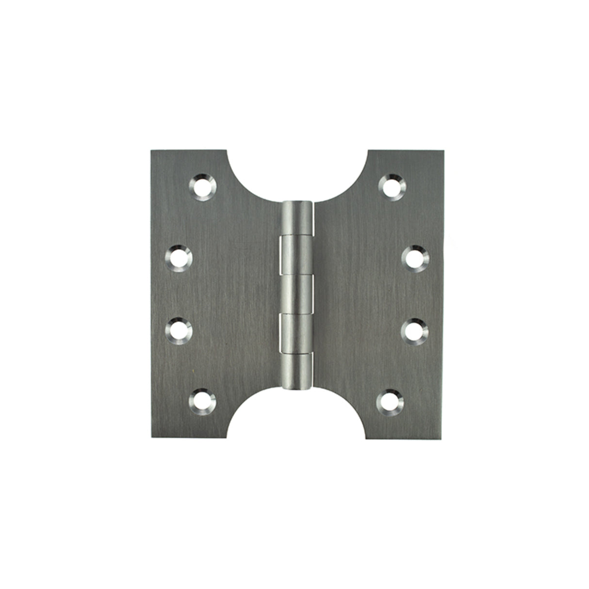 Quality image of Atlantic (Solid Brass) Parliament Hinges 4" x 2" x 4mm - Satin Chrome | Sku. aph424sc | available from Trade Door Handles.